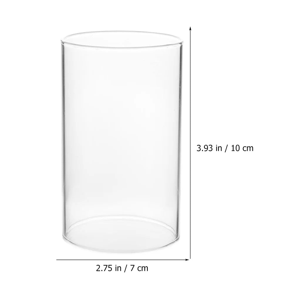 Bougeoir cylindre en verre