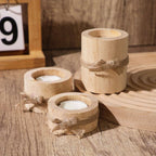Photophore en bois
