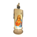 Bougie LED catholique Jésus