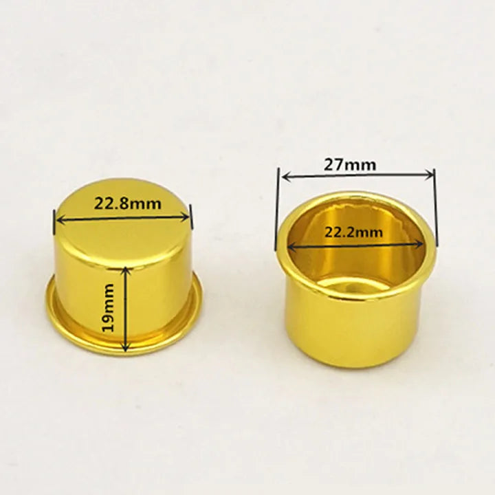 Lot de 10 coupelles pour bougeoirs