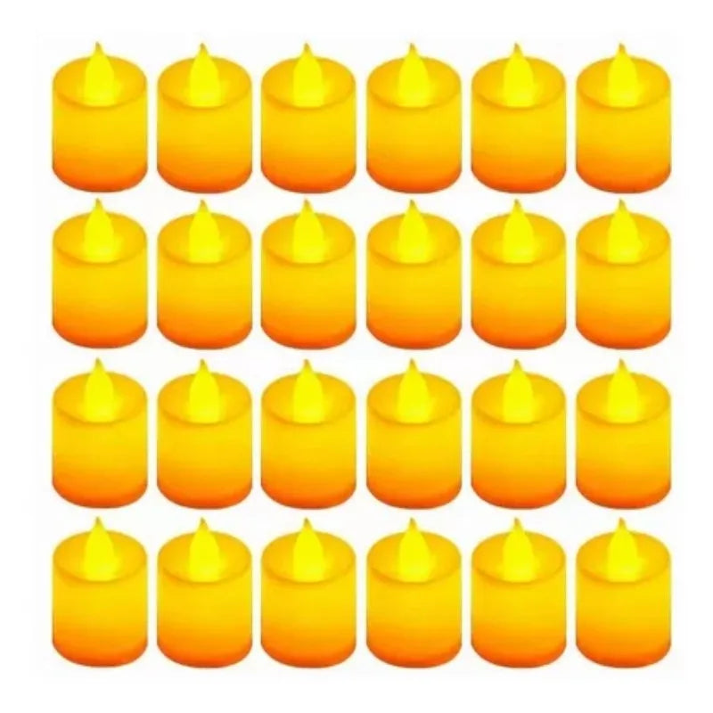 Lot de petites bougies LED