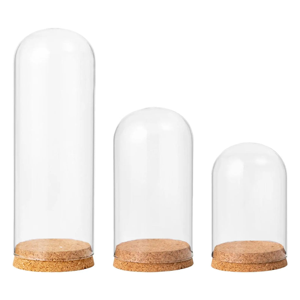 Cloche en verre pour protection bougie