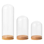 Cloche en verre pour protection bougie