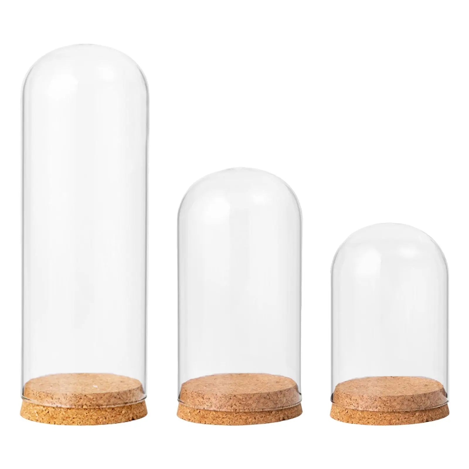 Cloche en verre pour protection bougie