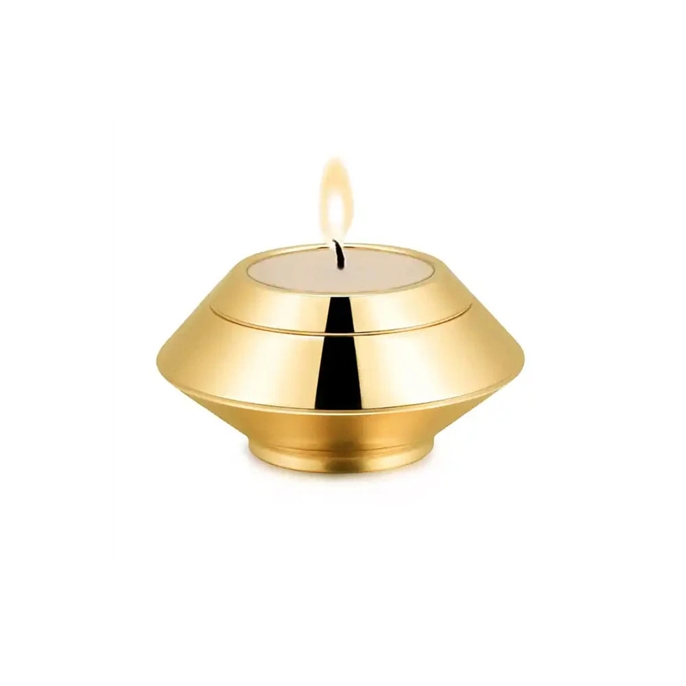 Photophore urne en acier inoxydable