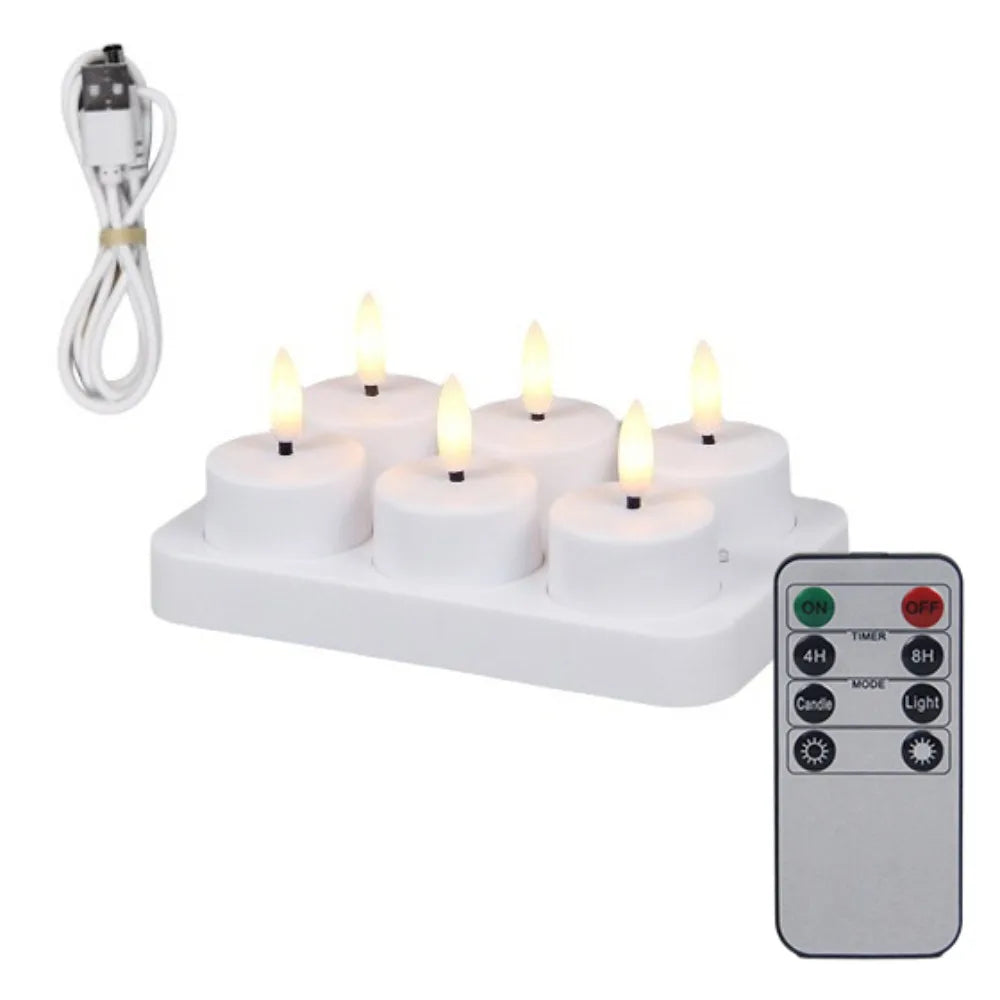 Lot de mini bougies LED