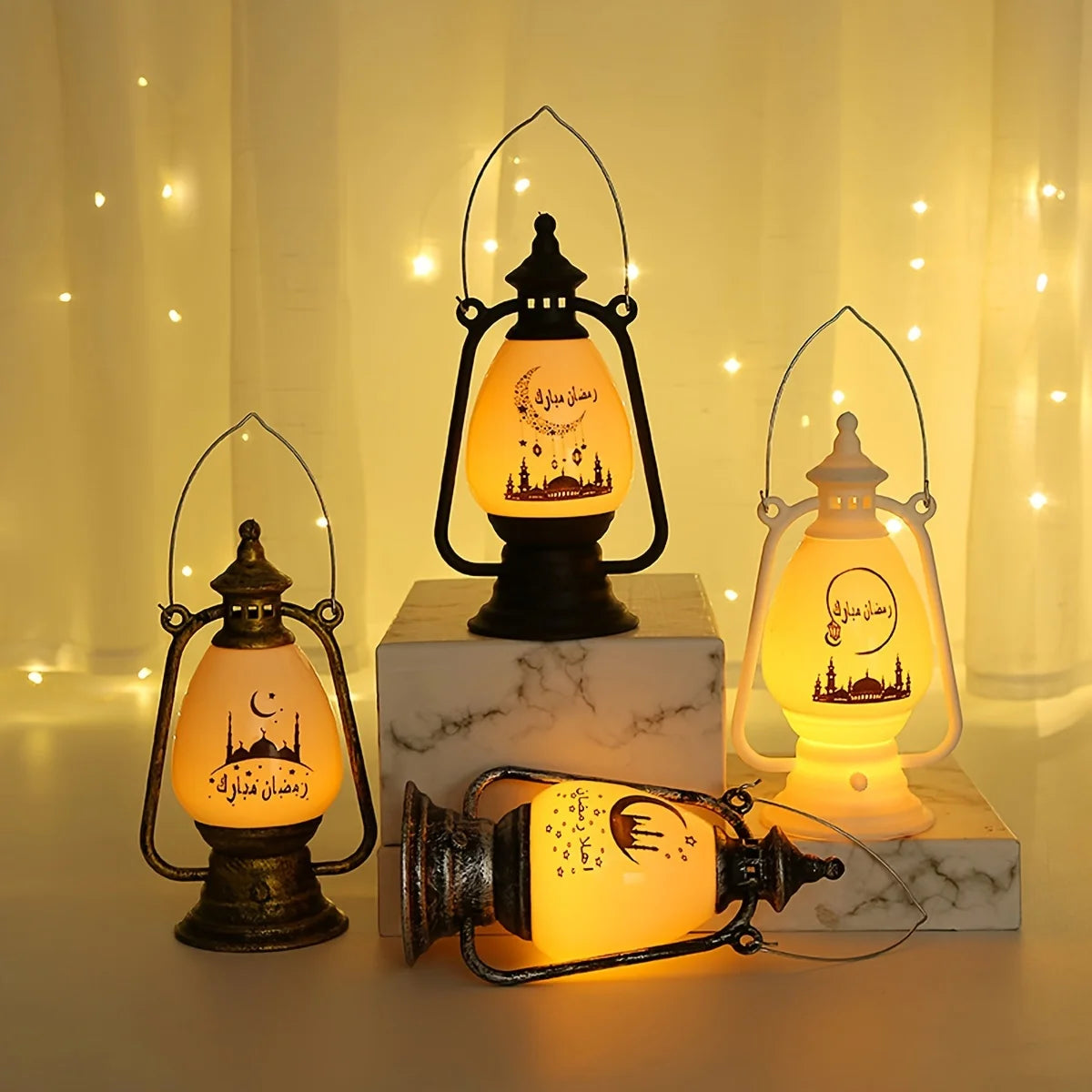 Lanterne rétro Ramadan Mubarak