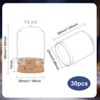 Lot de cloches en verre