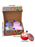 Lot de boîtes à bougies aromatisées