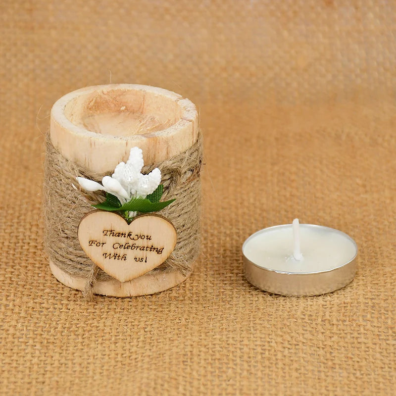 Lot de photophores pour mariage