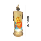 Bougie LED catholique Jésus