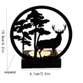 Photophore avec animaux 3D