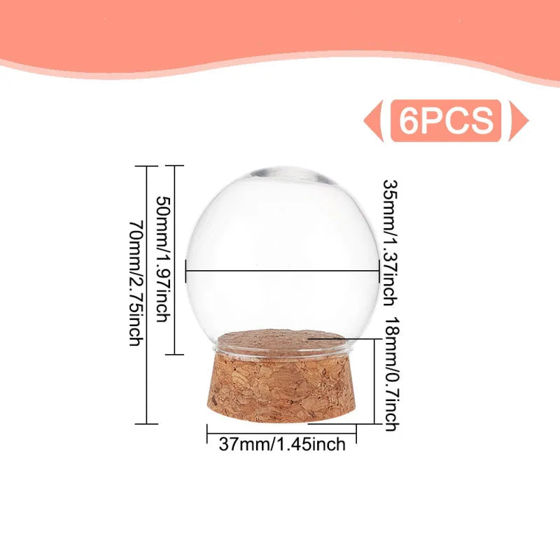 Lot de cloches en verre