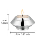 Photophore urne en acier inoxydable