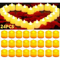 Lot de petites bougies LED