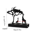 Photophore avec animaux 3D