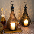 Lanterne en métal design arabe