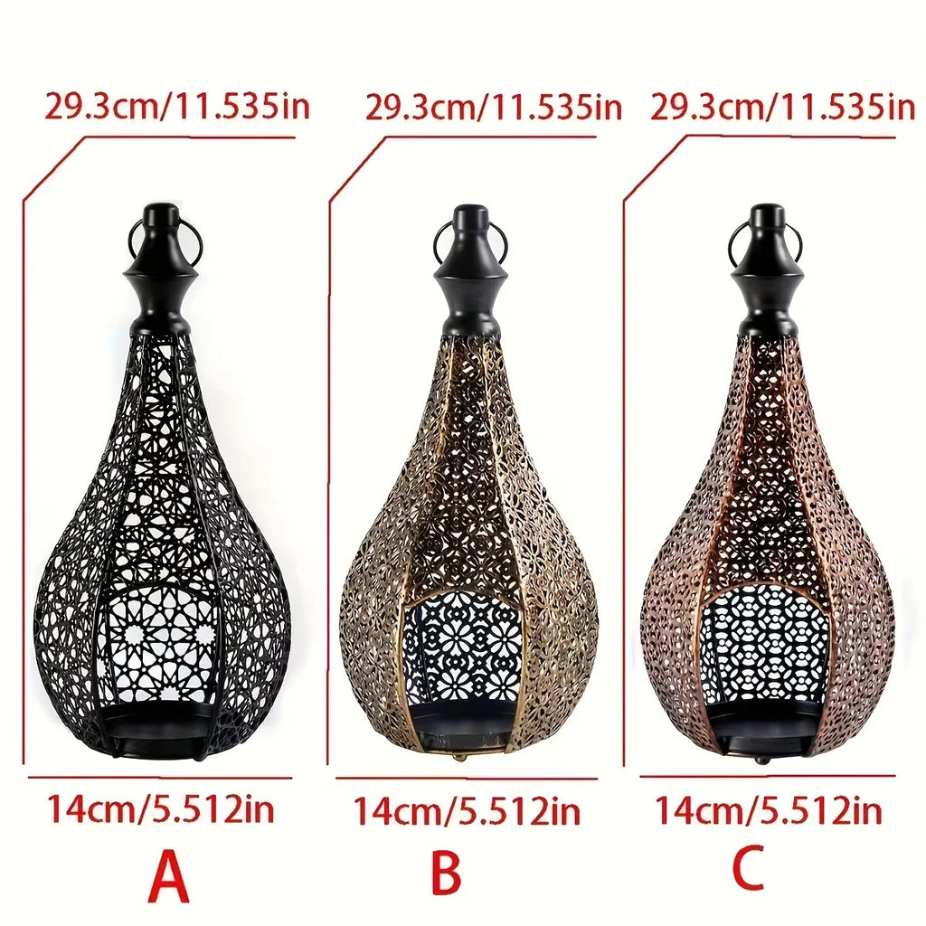 Lanterne en métal design arabe