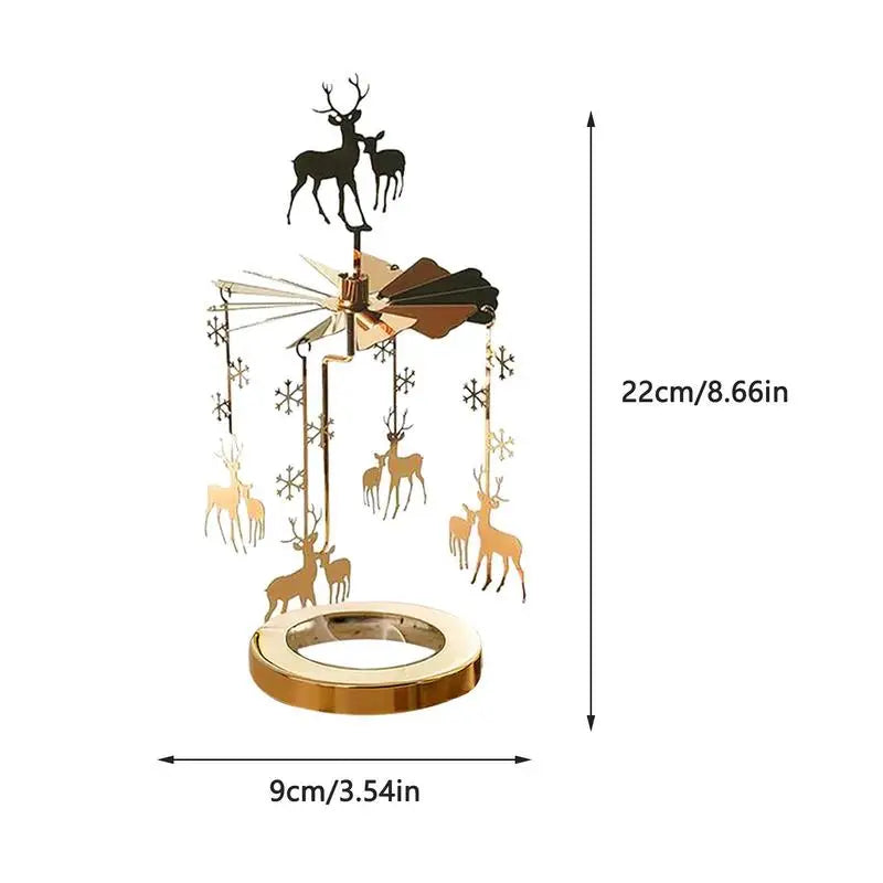 Bougeoir carrousel rotatif thermique
