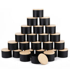 Lot de 24 boîtes à bougies en métal