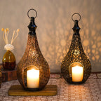 Lanterne en métal design arabe