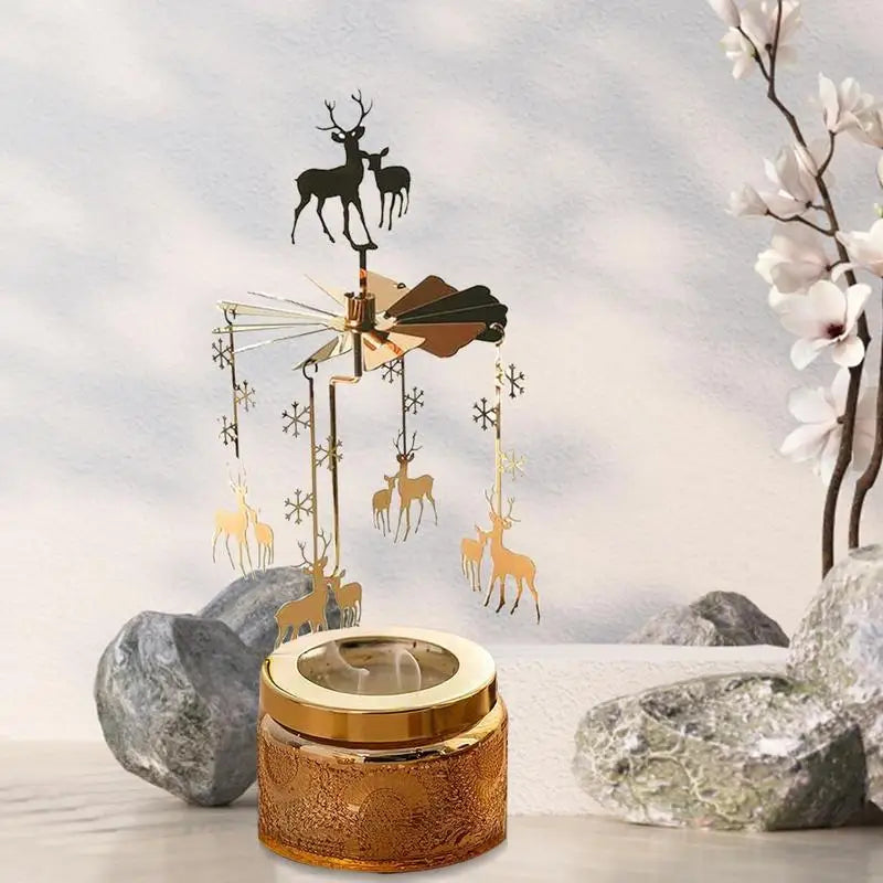 Bougeoir carrousel rotatif thermique