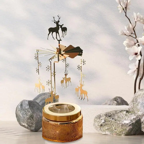 Bougeoir carrousel rotatif thermique