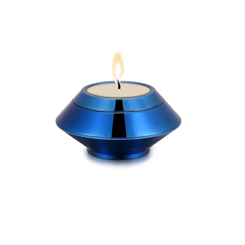Photophore urne en acier inoxydable