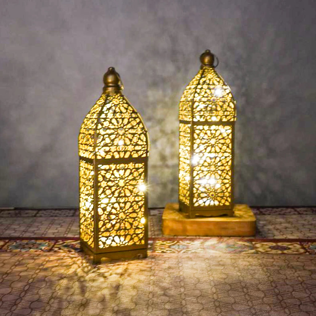 Lanterne en métal style arabe