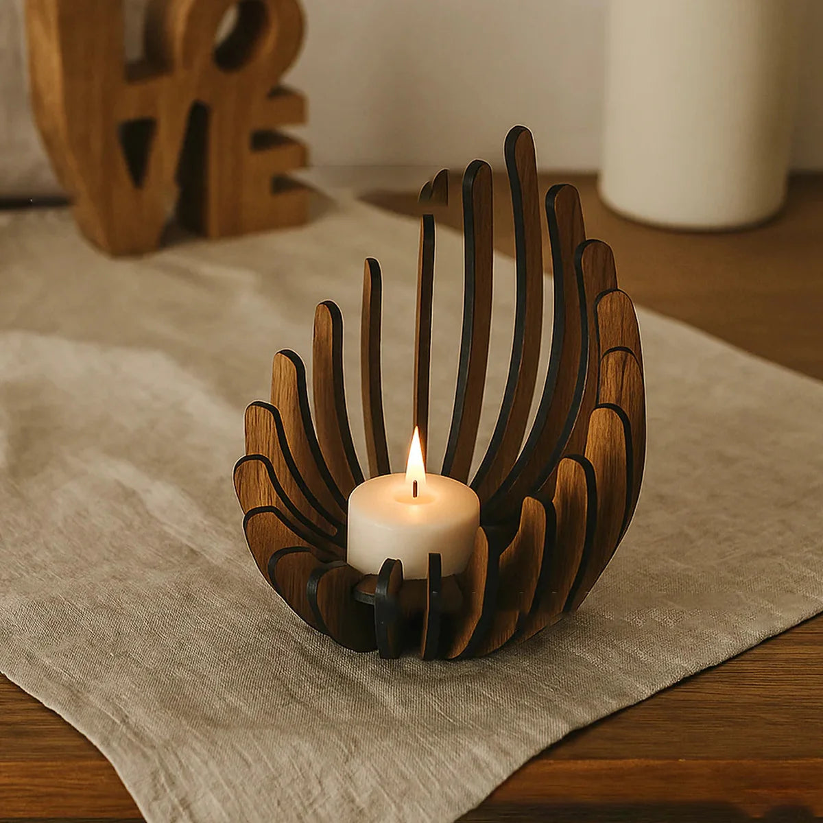 Photophore en forme de lotus