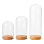 Cloche en verre pour protection bougie