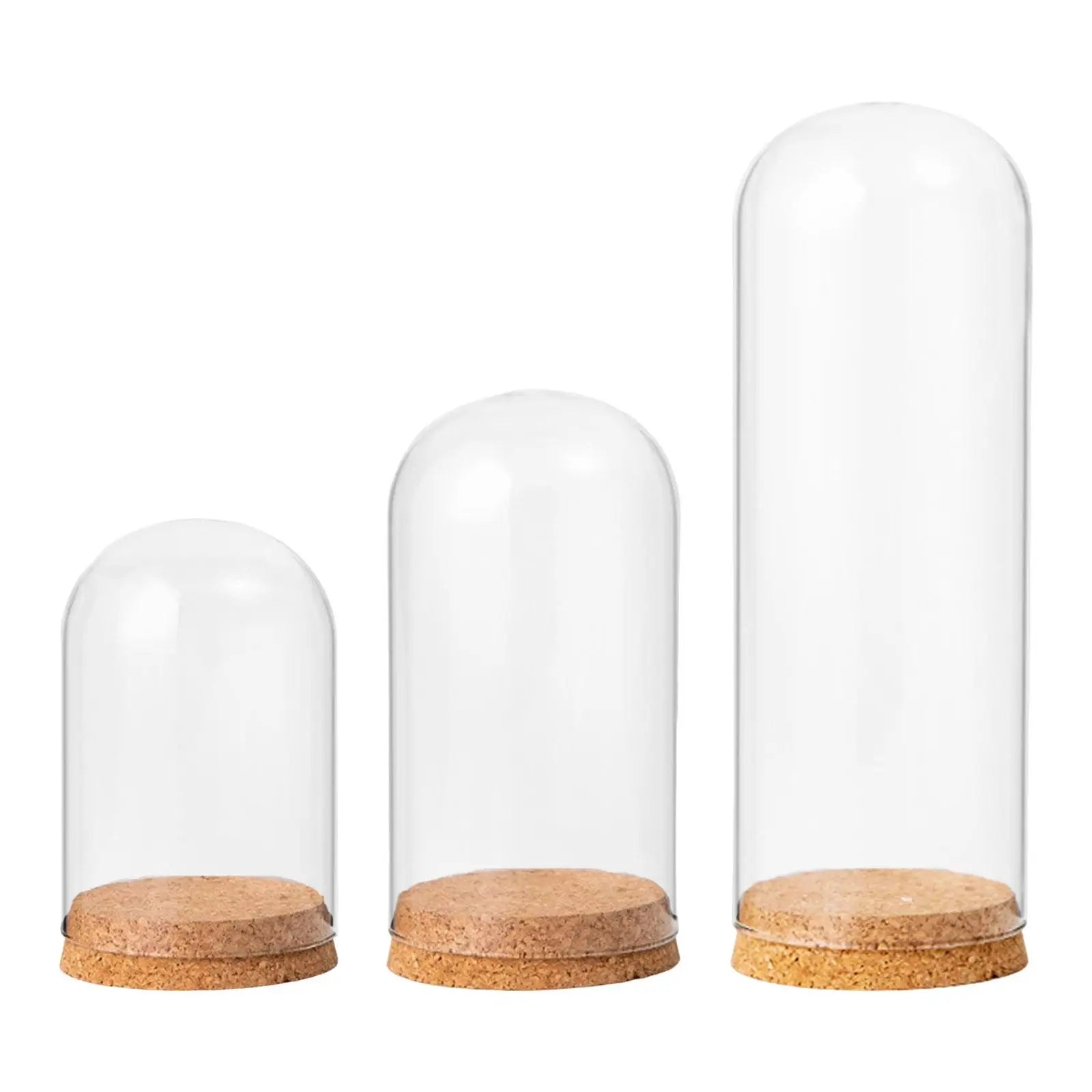 Cloche en verre pour protection bougie