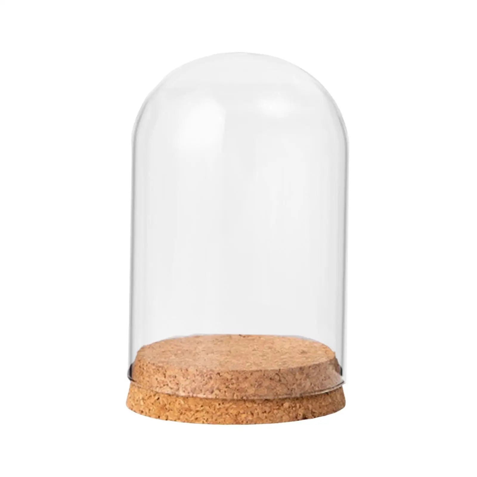 Cloche en verre pour protection bougie