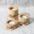 Photophore en bois