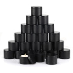 Lot de 24 boîtes à bougies en métal