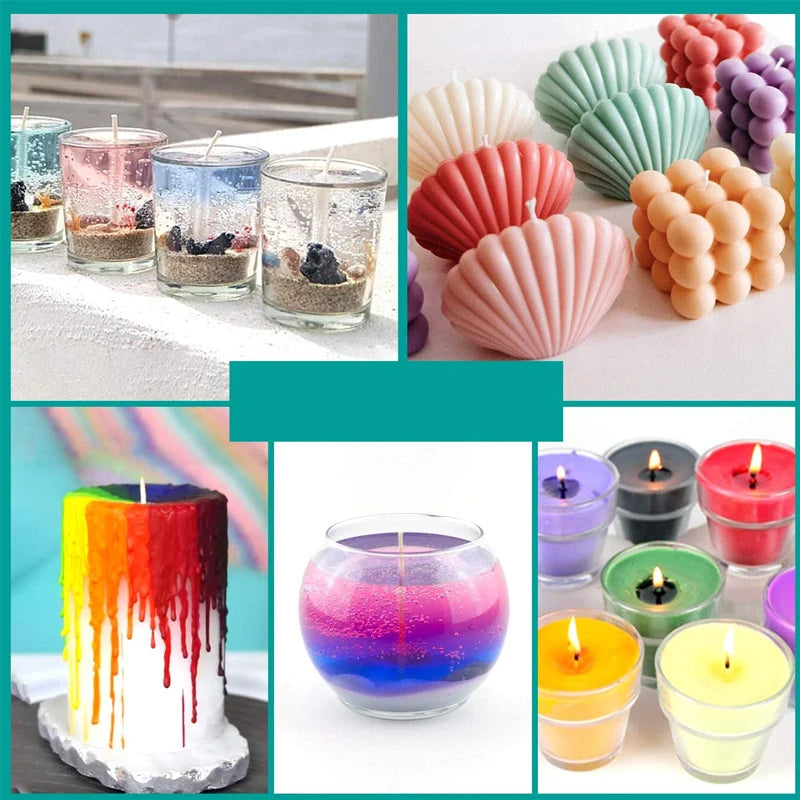 Lot de colorants pour bougies
