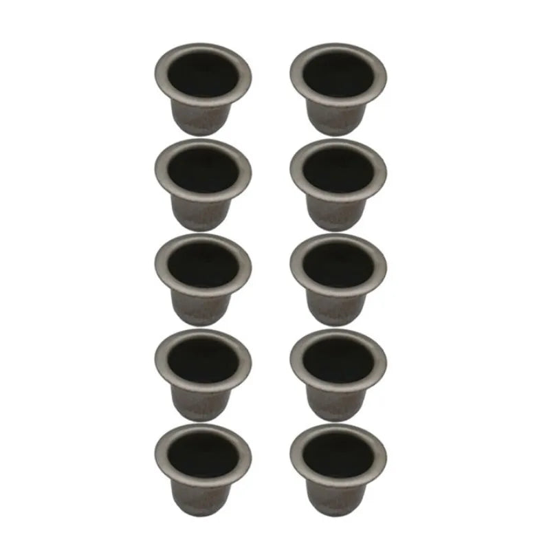 Lot de 10 coupelles pour bougeoirs
