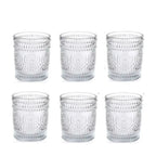 Lot de photophores colorés en verre votif