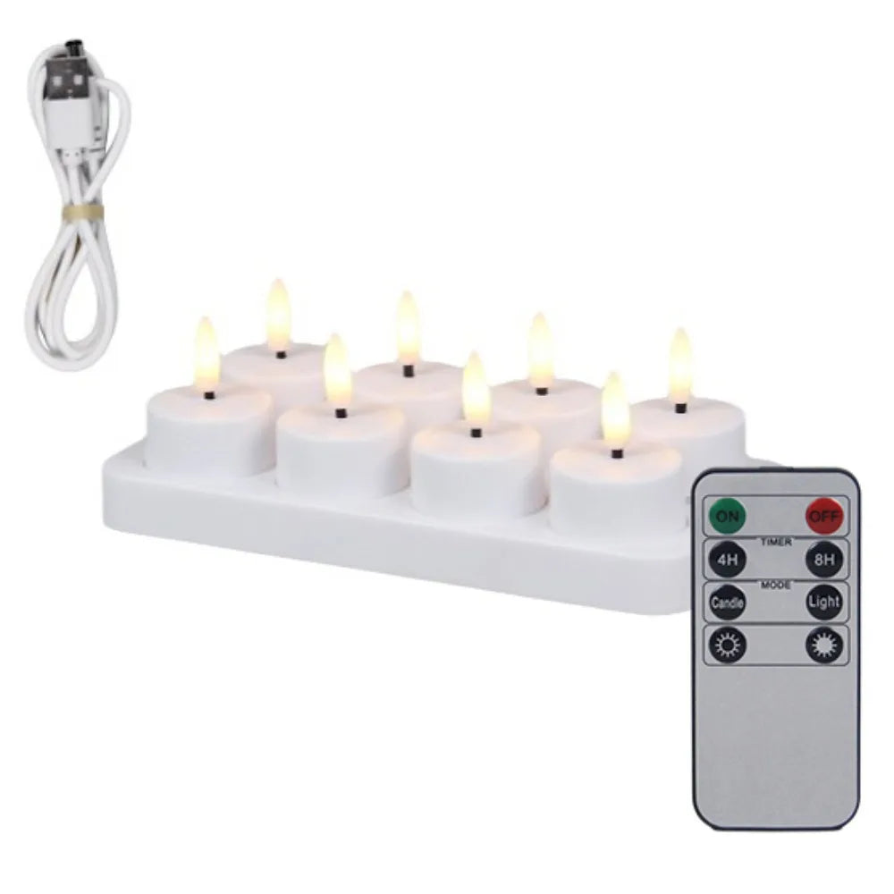 Lot de mini bougies LED