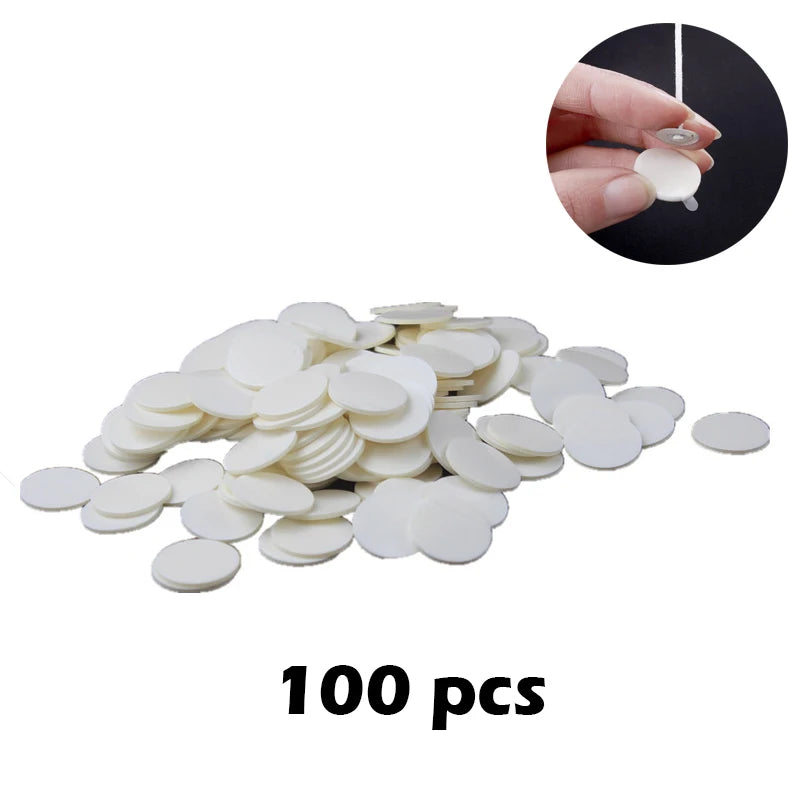 Lot de mèches de bougie en coton ciré avec support