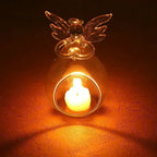 Photophore ange en verre