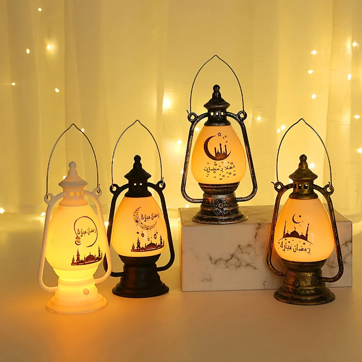 Lanterne rétro Ramadan Mubarak