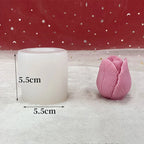 Moule en silicone pour bougie grande fleur