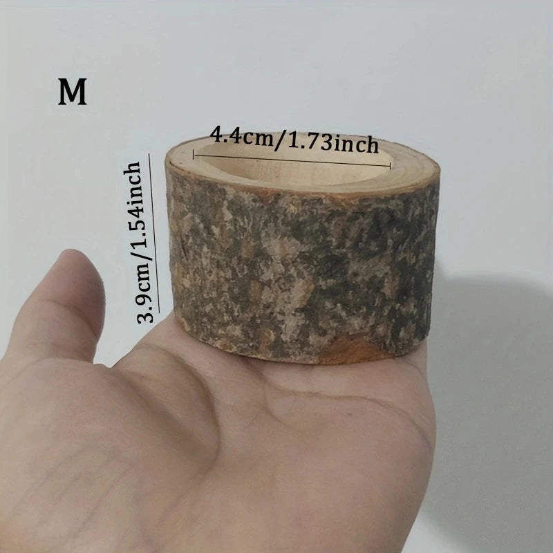 Photophore en forme de bûche