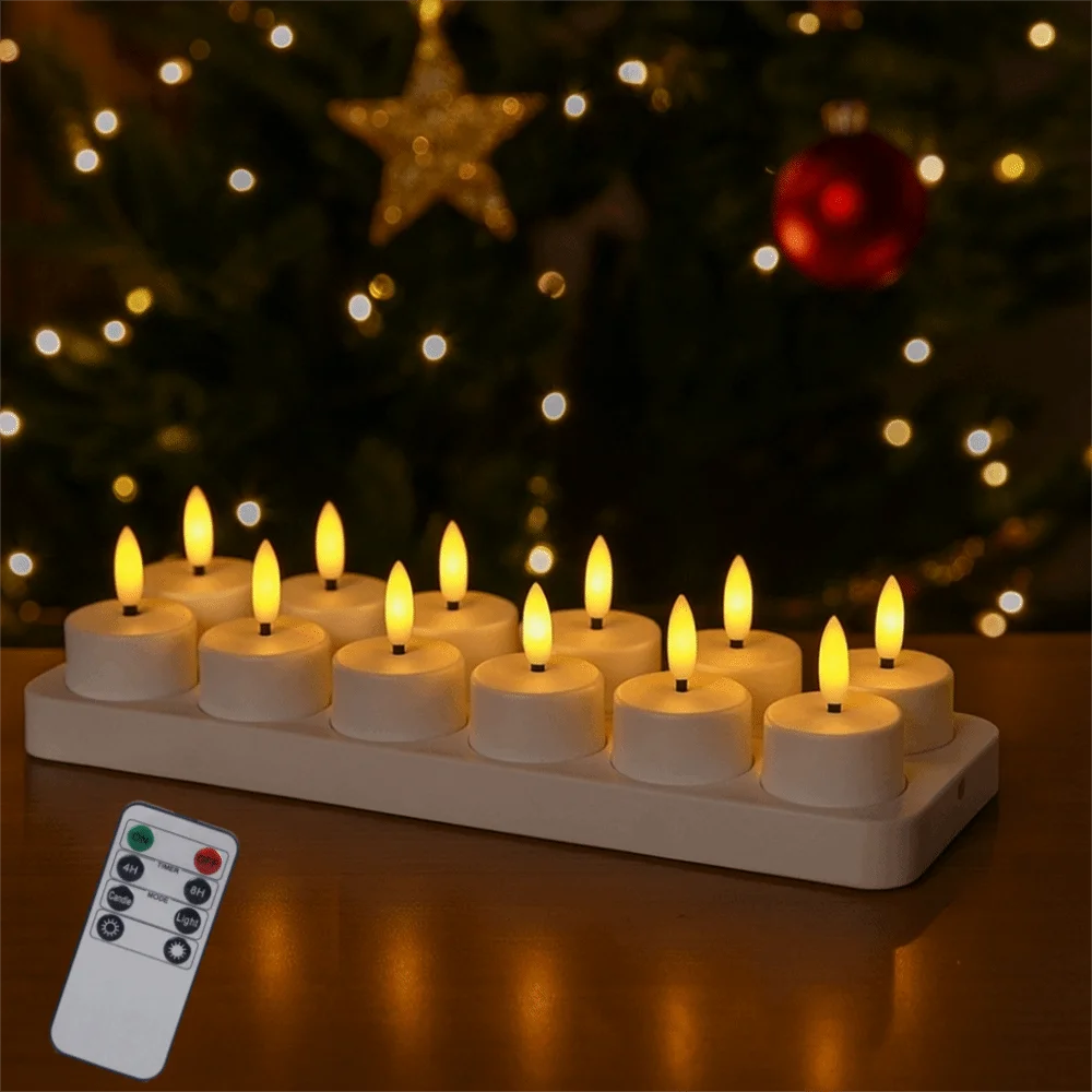 Lot de mini bougies LED