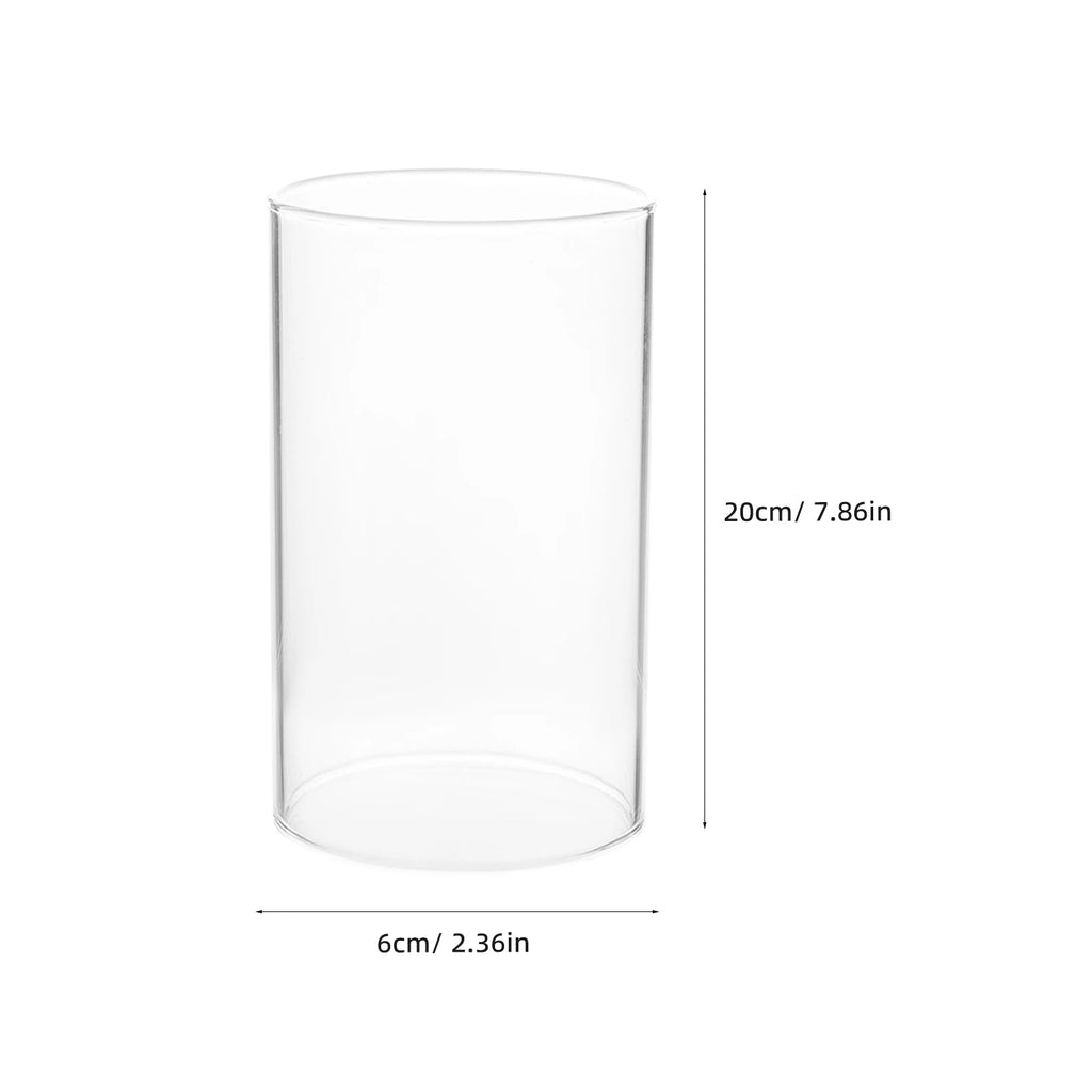 Bougeoir cylindre en verre