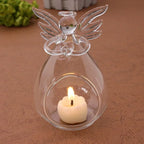 Photophore ange en verre