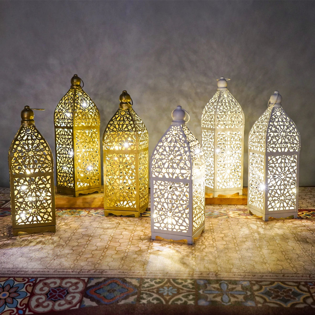 Lanterne en métal style arabe