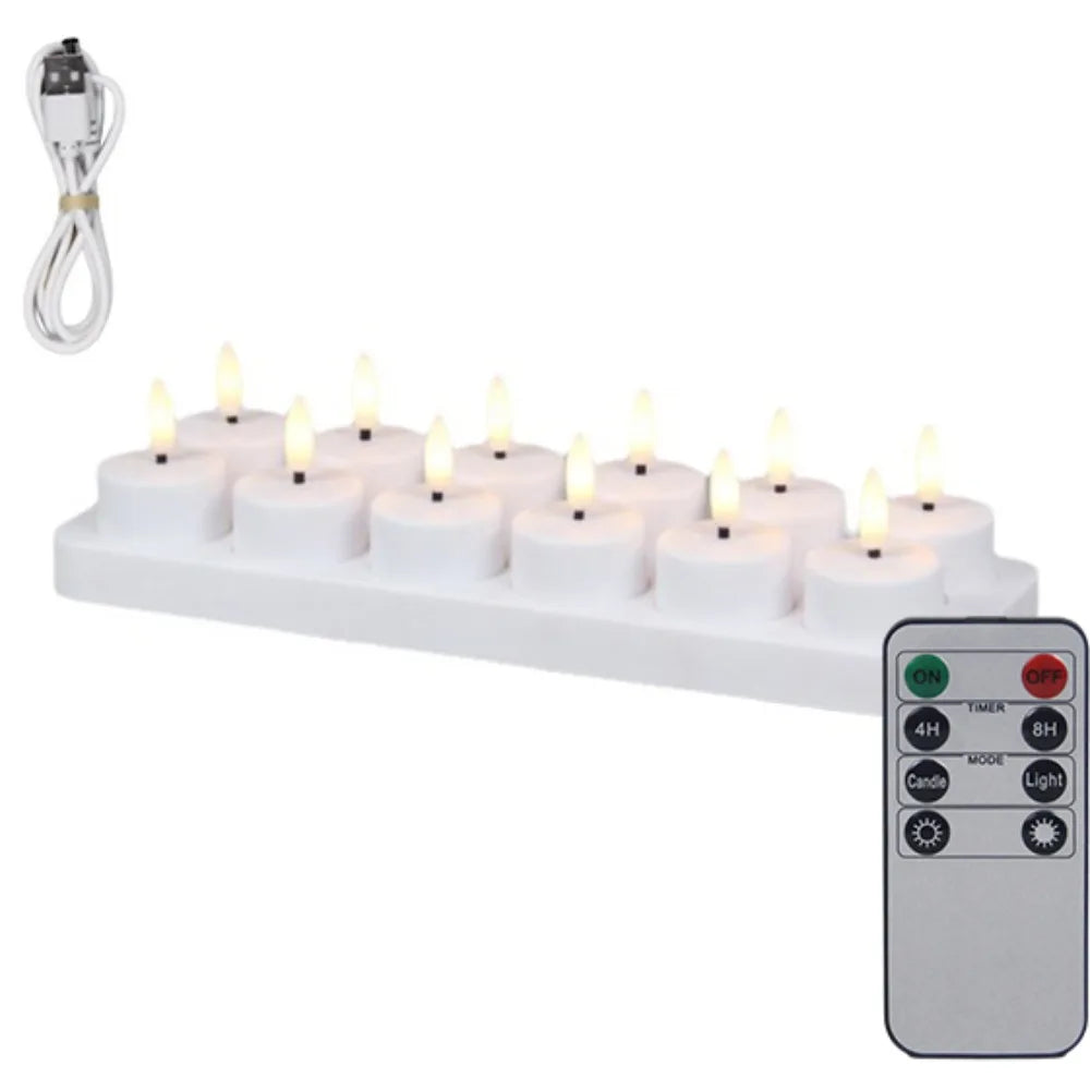 Lot de mini bougies LED