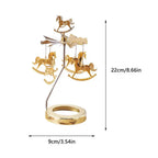 Bougeoir carrousel rotatif thermique